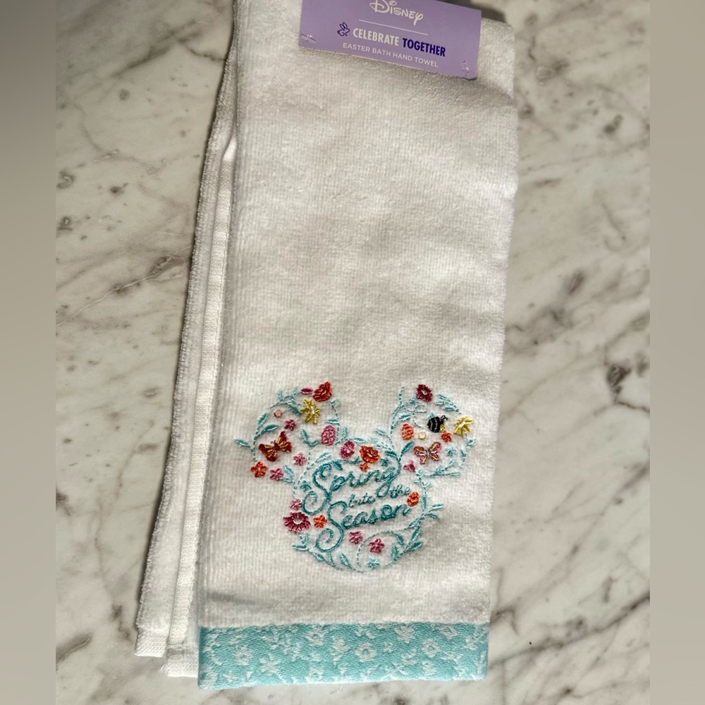 Disney Mickey Mouse Easter/Spring hand towel